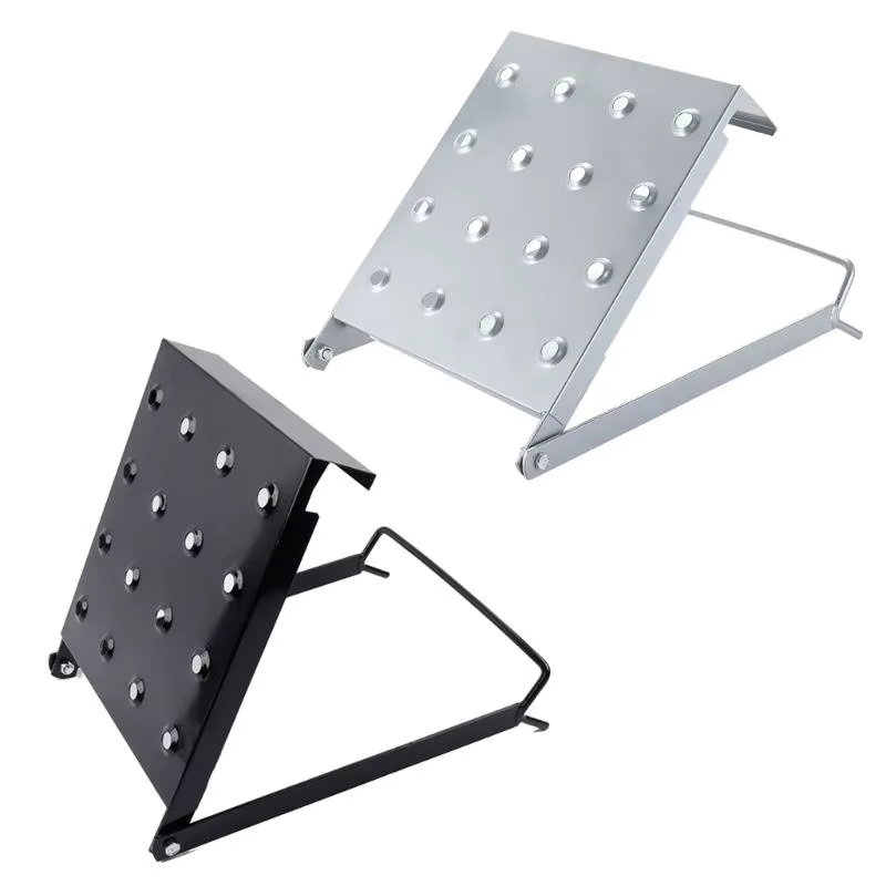 Accessoire d'échelle télescopique en alliage d'aluminium avec pièces d'échelle à plate-forme antidér