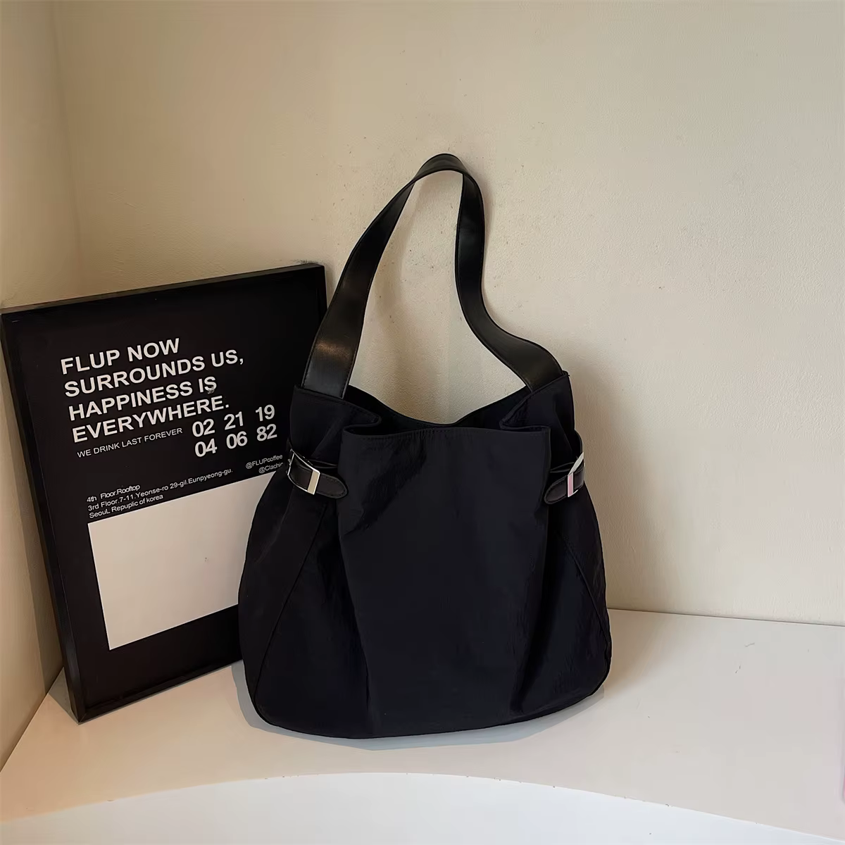 Sac fourre-tout en toile de style japonais pour femmes 2025, nouveau sac à bandoulière tendance, sim