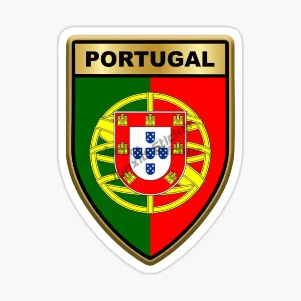 Autocollant créatif en PVC avec drapeau du Portugal, emblème national, pour décorer voiture, moto, c