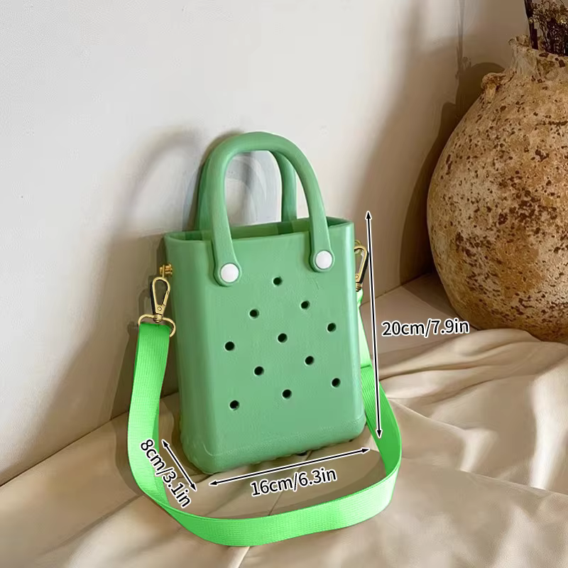 Sac de plage imperméable en EVA, panier de pique-nique, sac à main d'été pour la plage et la piscine