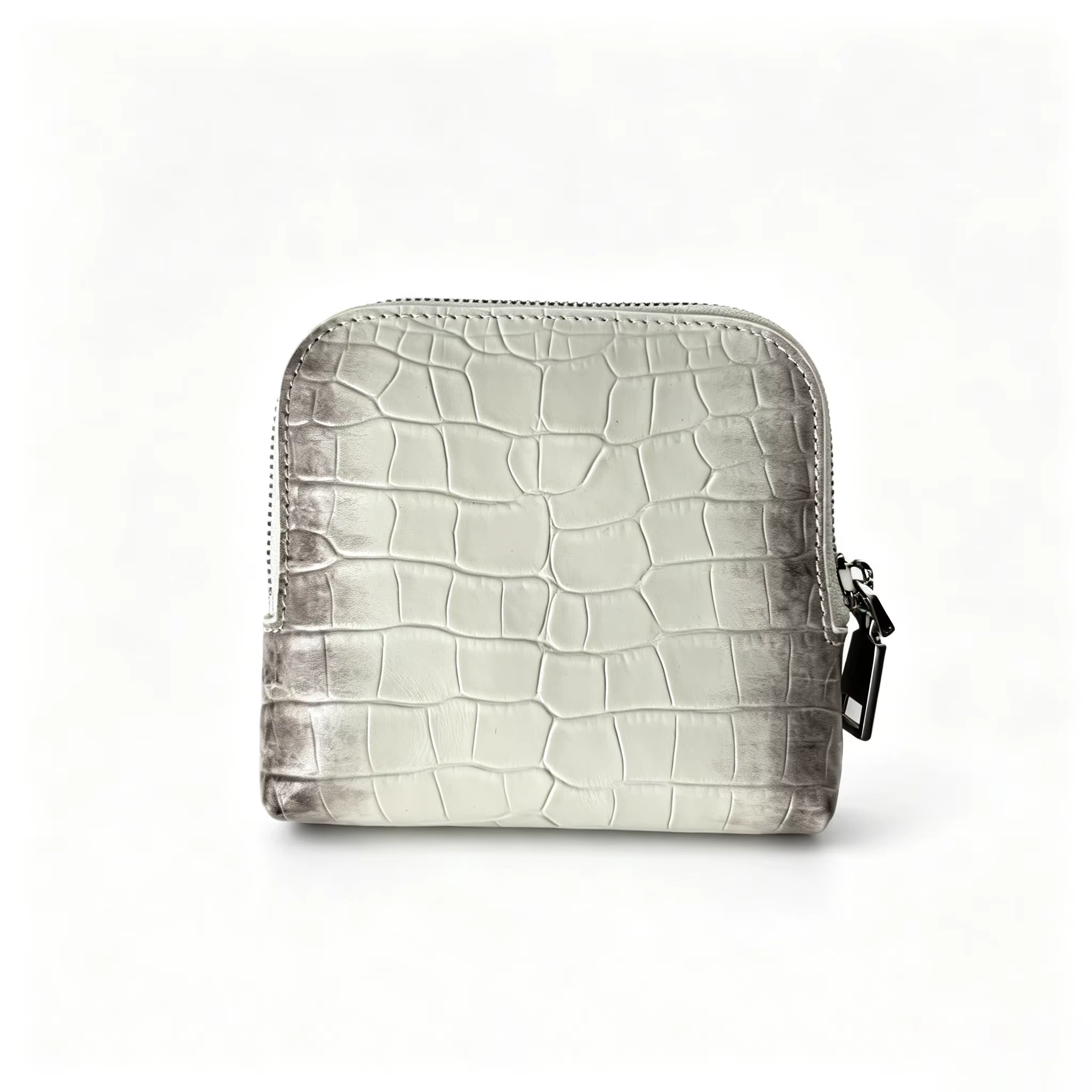 Série Himalaya, sac cosmétique en cuir véritable à motif crocodile, initiales gratuites, sac de rang