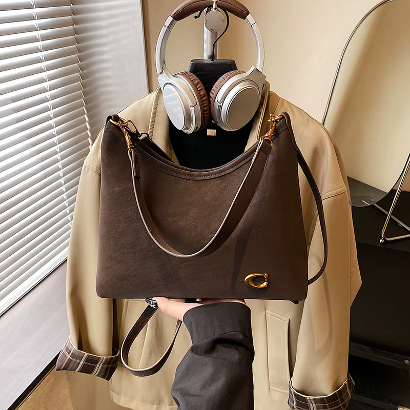 Sac à bandoulière élégant et tendance pour femme, grande capacité, sac carré en PU, collection autom