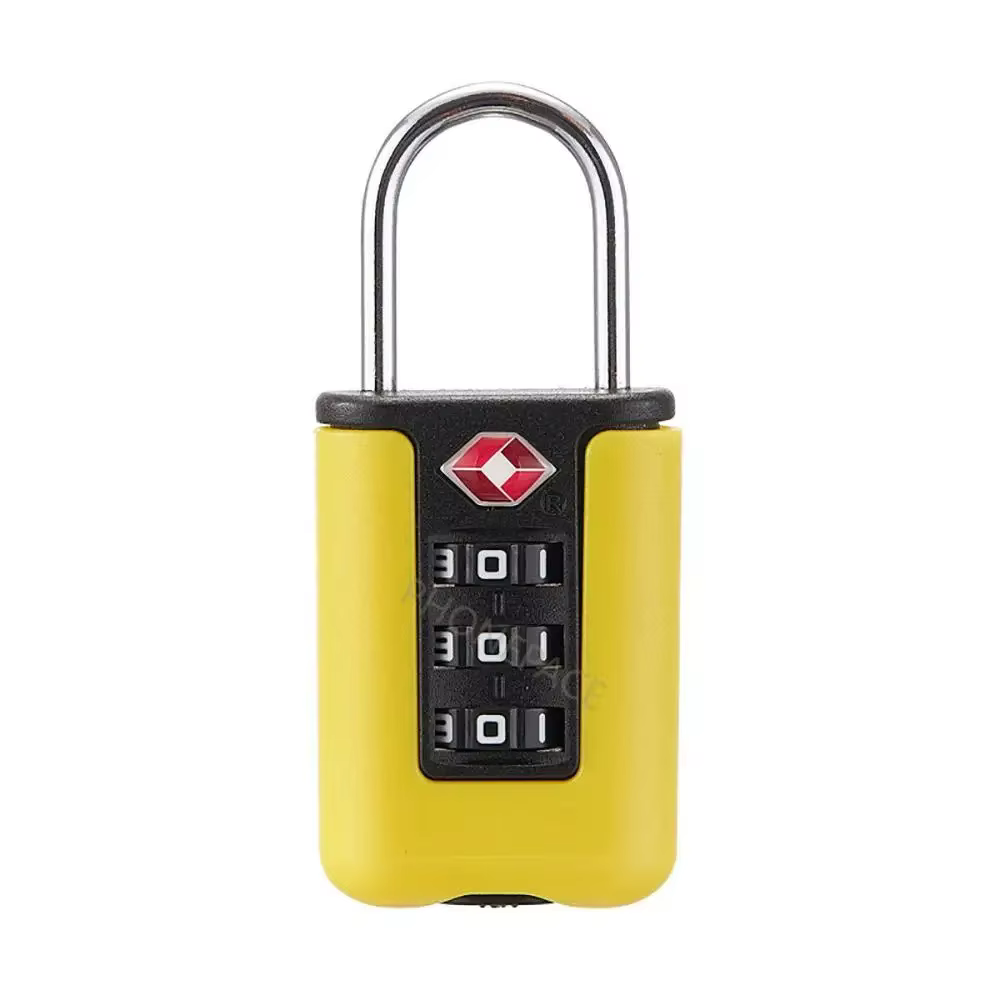 Serrure à Code douanier TSA pour bagages de voyage, mot de passe, serrure noire variable, cadenas à 