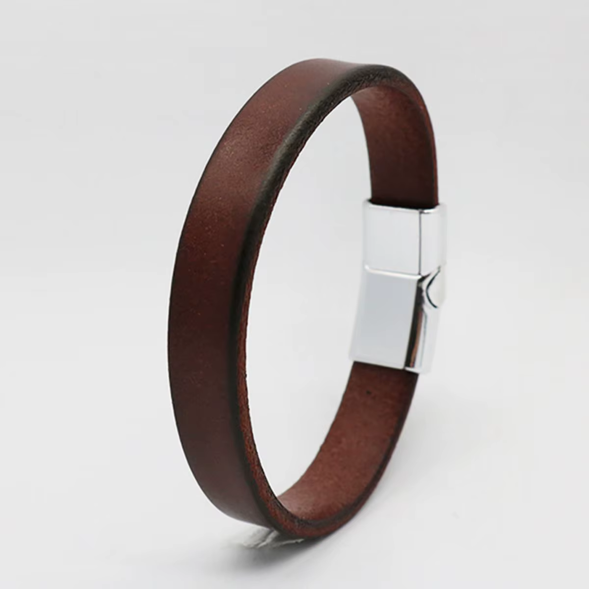 Bracelet en cuir de vachette vintage simple pour hommes, bracelets créatifs polyvalents, accessoires
