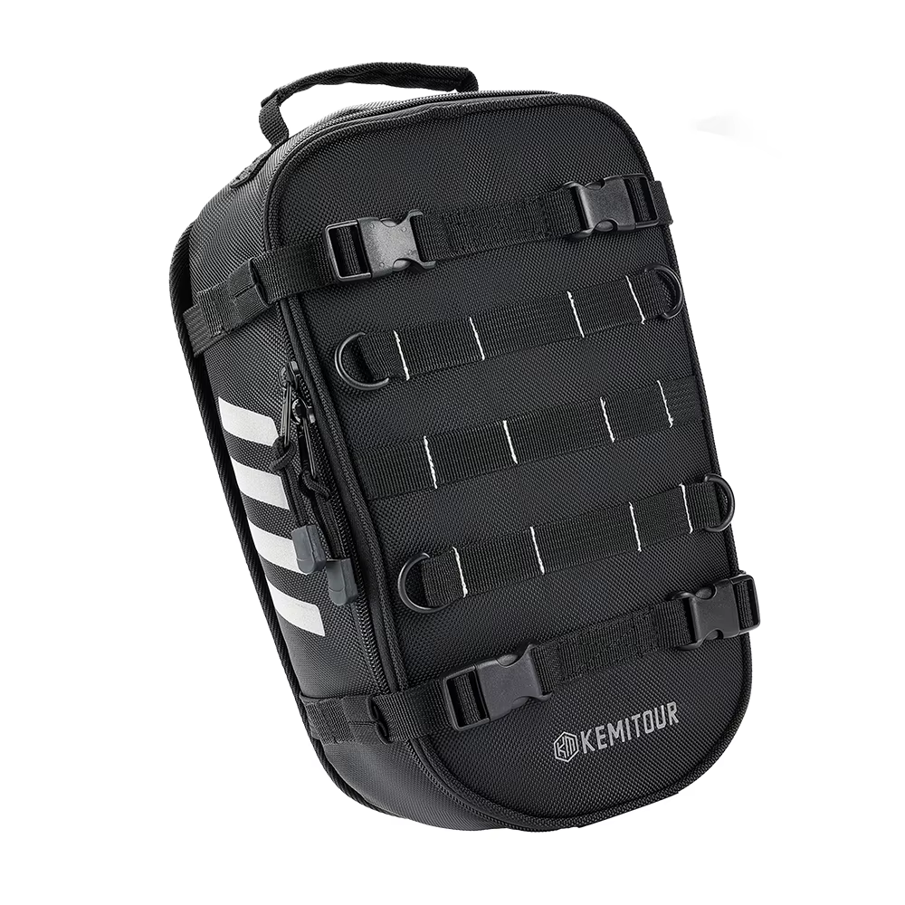 Sac arrière de garde-boue arrière de moto, sacs en rouleau d'outils d'enduro de vélo de saleté unive
