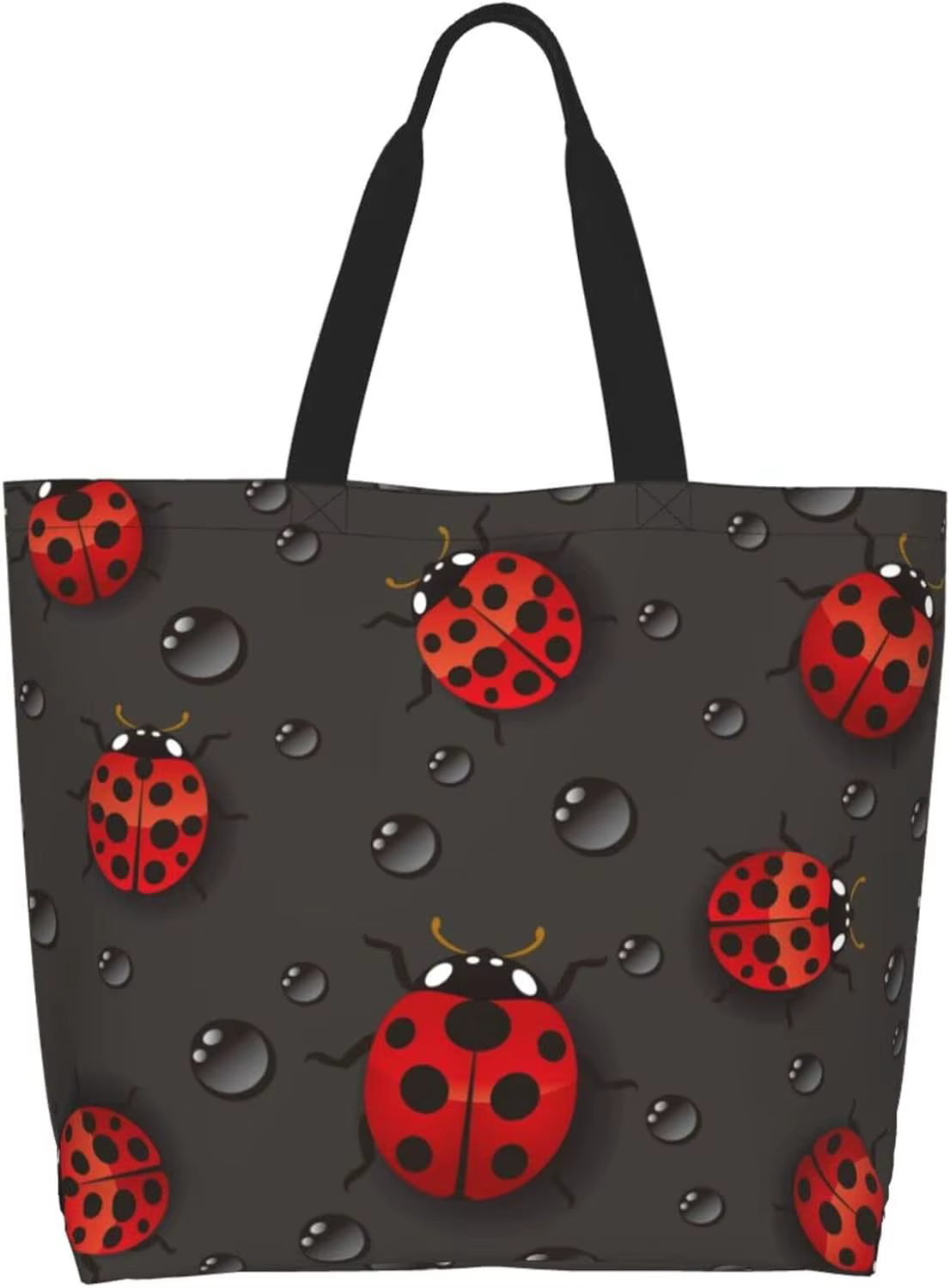Sac fourre-tout imperméable réutilisable pour femme, gouttelette, insecte, sac d'épicerie, sac à mai