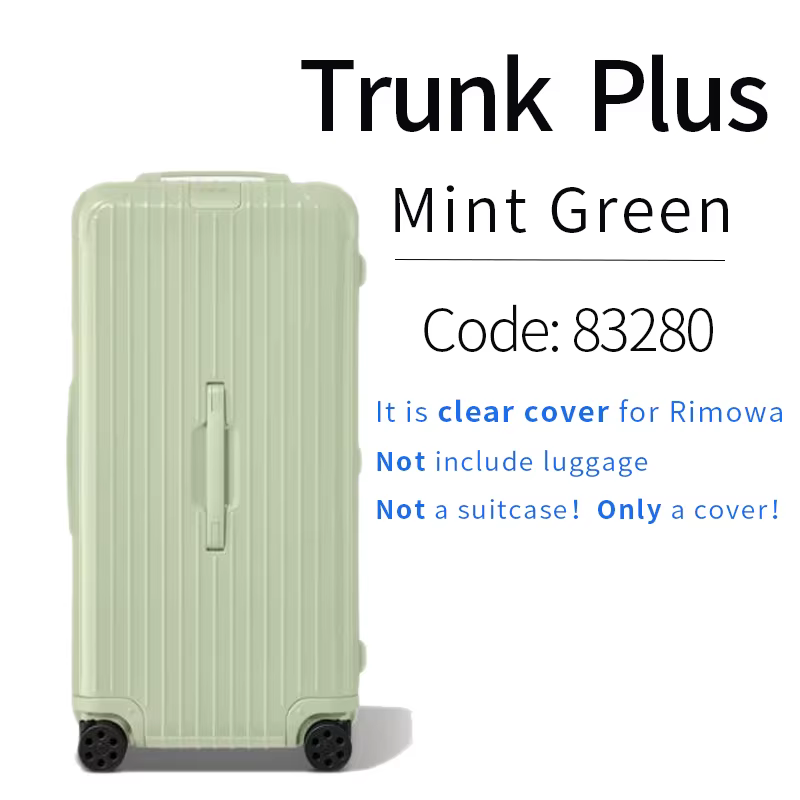 Housse transparente pour valise Rimowa Clear Protective Cover Essential Trunk Plus 33 pouces, housse