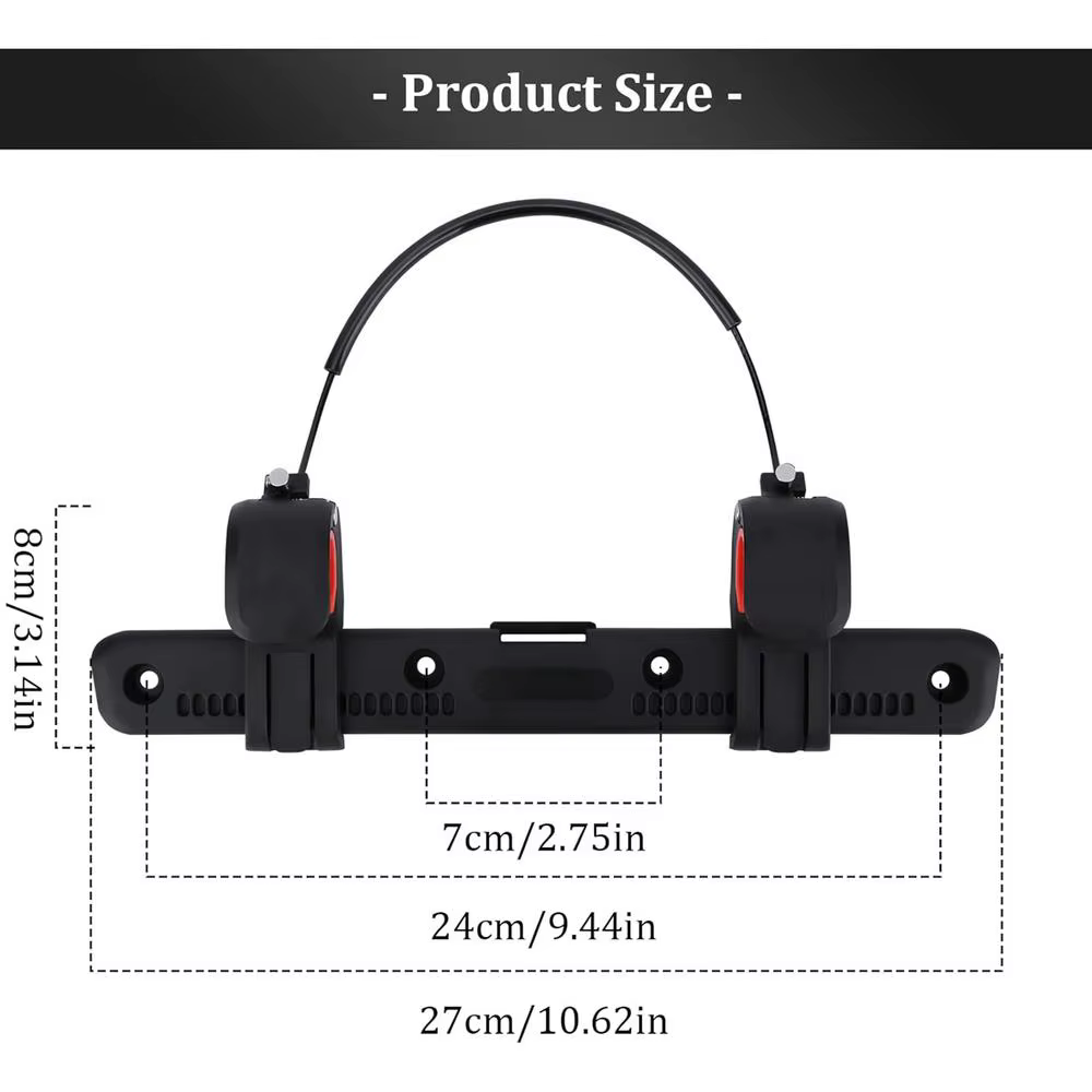 Clip de fixation réglable pour sacoche latérale de vélo, support de selle, accessoires de sacoches d
