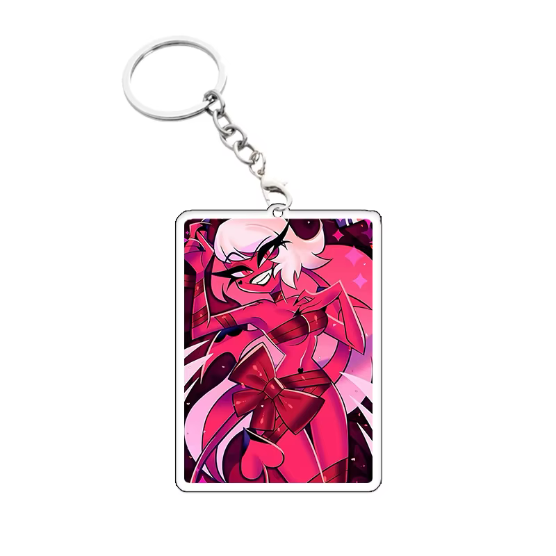 Porte-clés en acrylique Moxxie, dessin animé Asmodeus Blitz Millie Verosika, pendentif de sac, acces