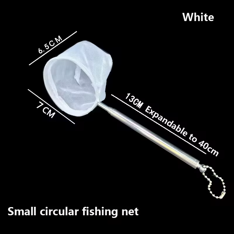 Filet de pêche carré pour Aquarium, avec ventouse, équipement de pêche extensible à Long manche pour