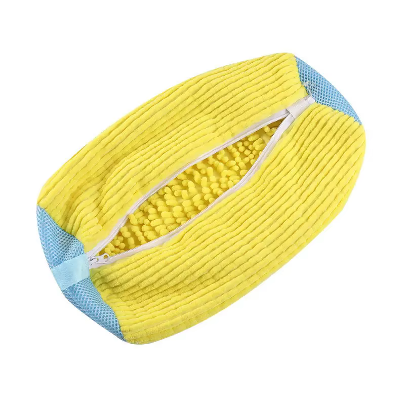Sac à linge sac de lavage de chaussures filet rembourré protecteur pour fibres moelleuses Polyester 