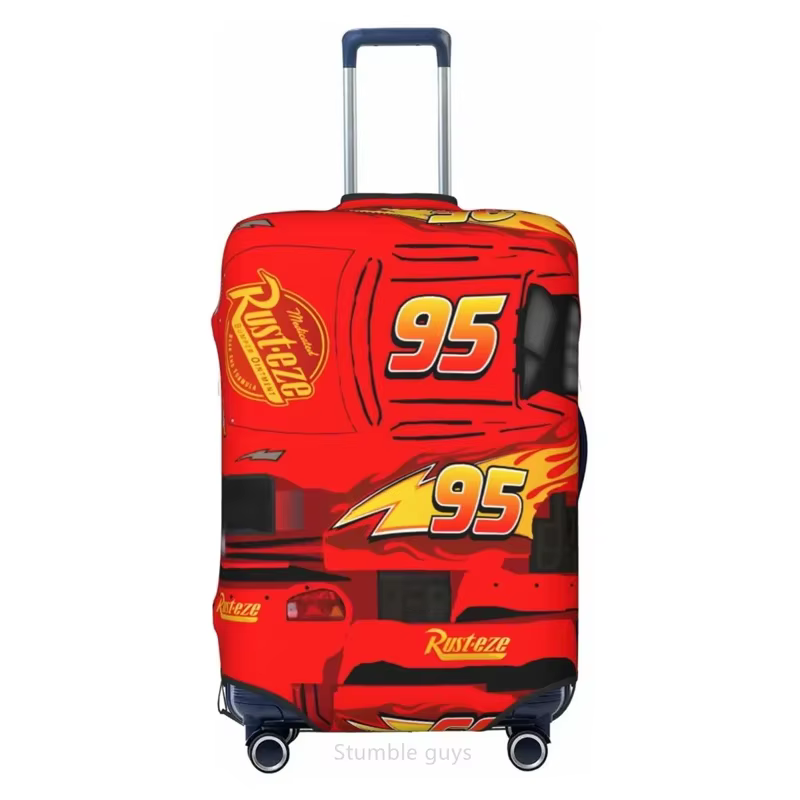 Housse de valise de voyage à motif de voiture, en matériau élastique, convient aux bagages de 18 à 3