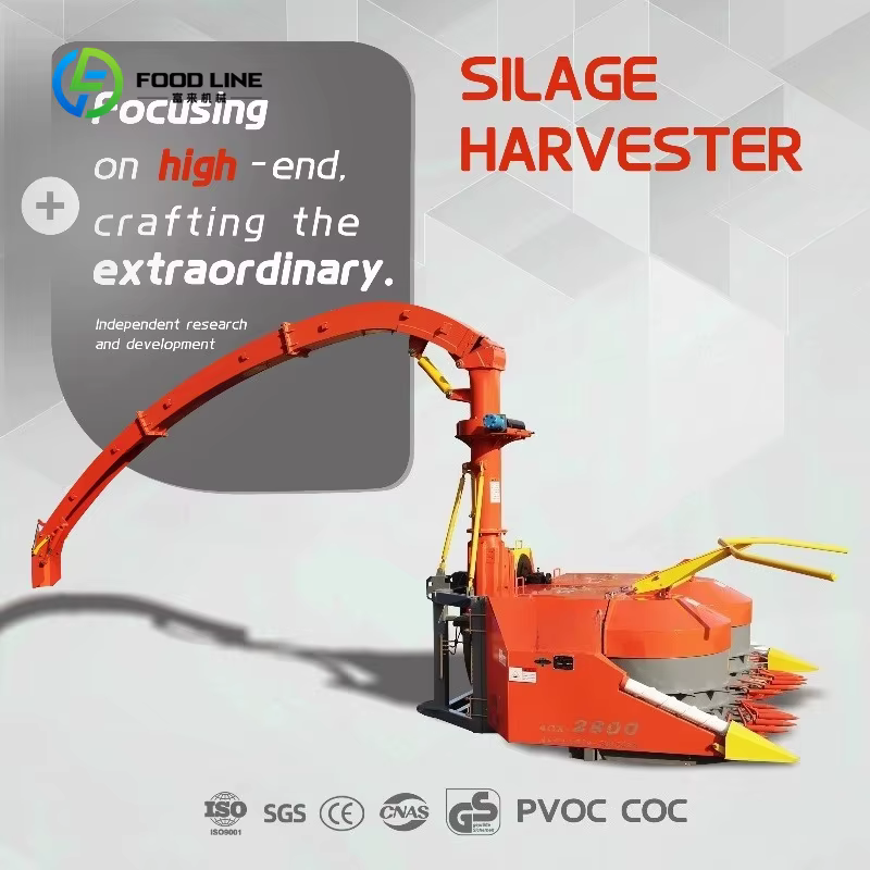 Moissonneuse à disques pour ensilage montée sur tracteur personnalisée 2800, certifiée CE SGS pour l