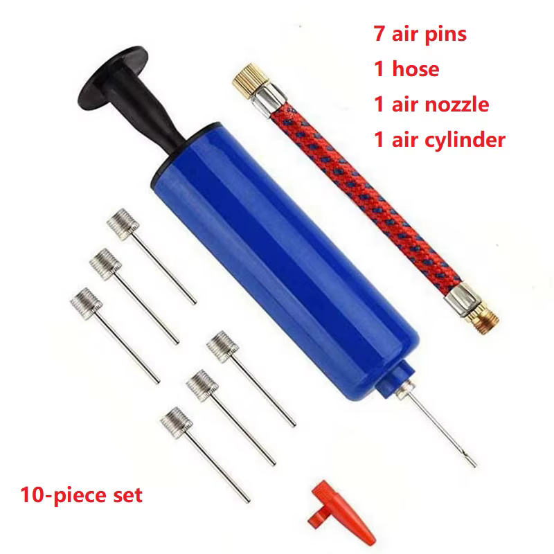 10 pièces ensemble de pompe à balle pompe à main 6 pouces gonfleur Portable balle volley-Ball Footba