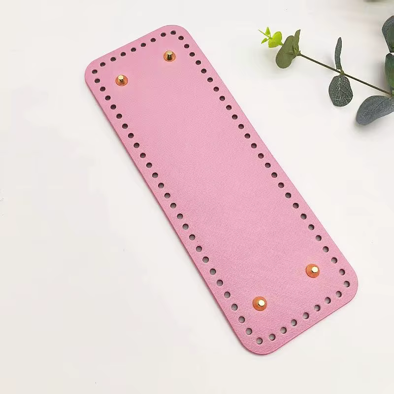 Base rectangulaire en cuir PU 28*10cm pour sacs faits main DIY – Accessoires pour la confection de s