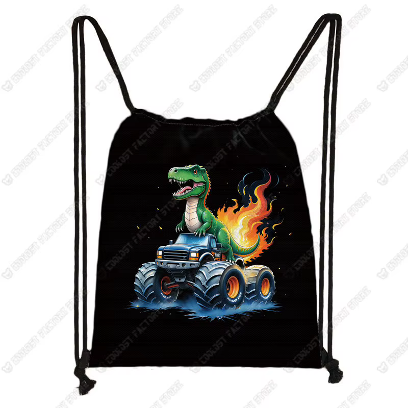 Sac à dos de sport de dessin animé pour adolescent, sac à livres de jour, porte-chaussures, dinosaur