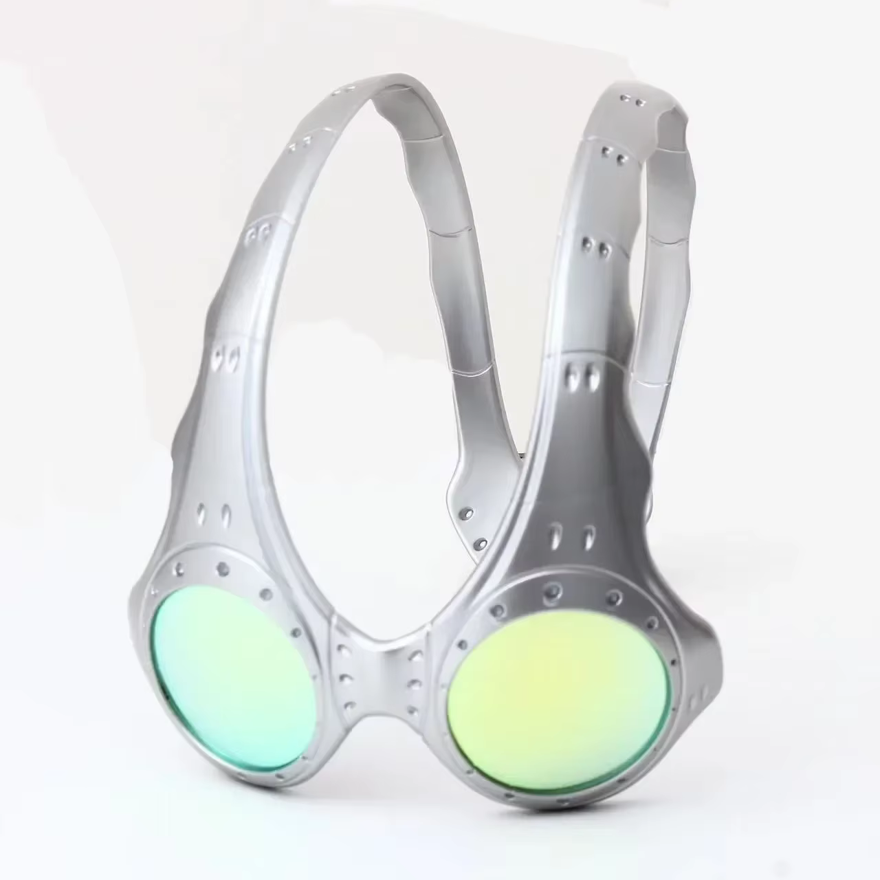 Lunettes de soleil d'équitation de sports de plein air pour hommes et femmes, monture en métal rétro