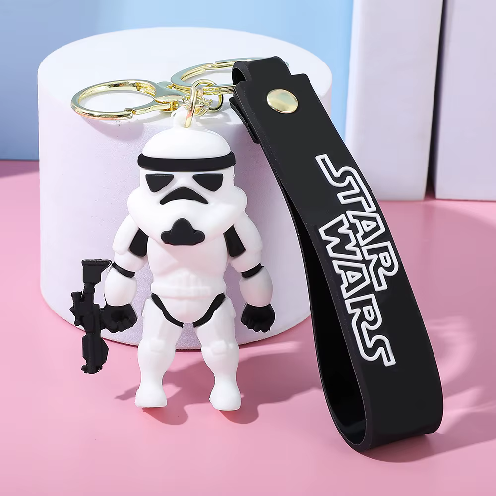 Star Wars porte-clés maître Yoda porte-clés pour sac à dos cartable décor porte-clés bibelot enfants
