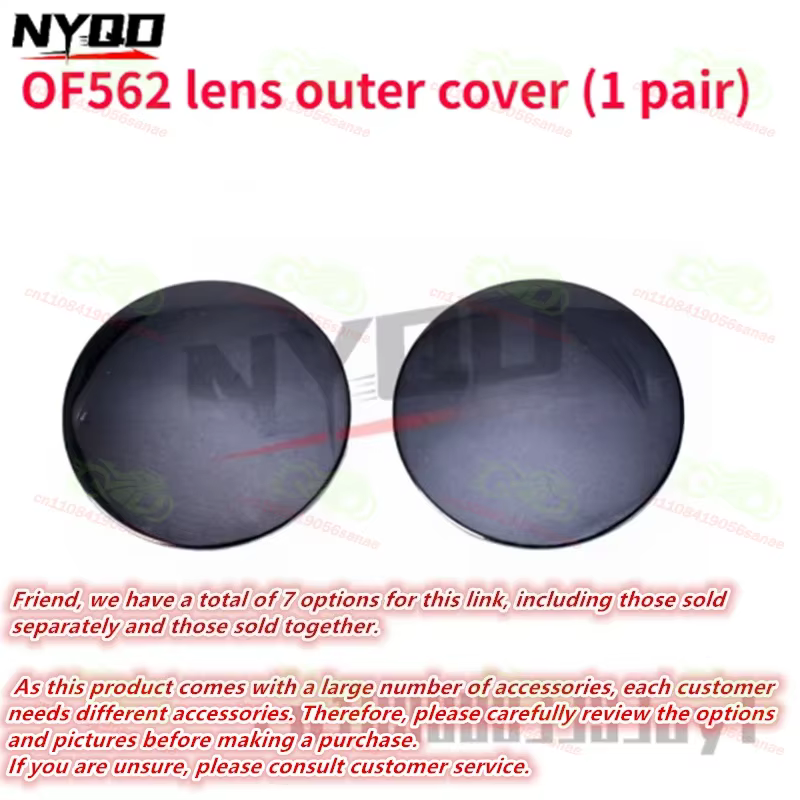 Les accessoires pour casque OF562 conviennent à la base de lentille LS2 AIRFLOW, au cache-lentille, 