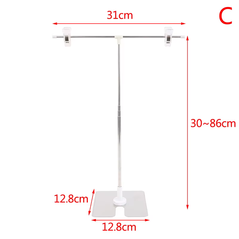 Support de toile de fond professionnel en forme de T, accessoires de photographie, support d'affiche