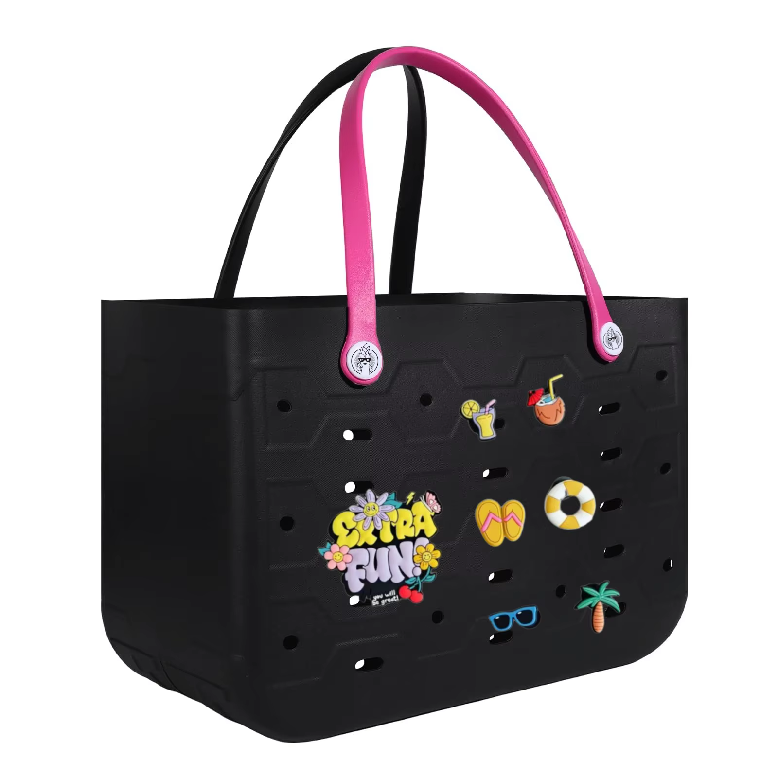XL Extra Large Sac de plage EVA caoutchouc étanche plage voyage pique-nique panier de rangement femm