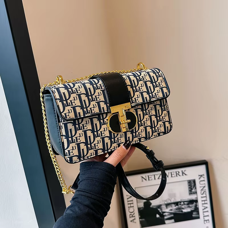Sacs à main pour femmes de haute qualité 2026 Nouveau sac bandoulière imprimé style français, sac à 