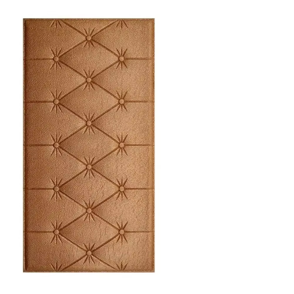 Autocollants muraux 3D auto-adhésifs, coussin doux, papier peint anti-collision, épais, bricolage, c