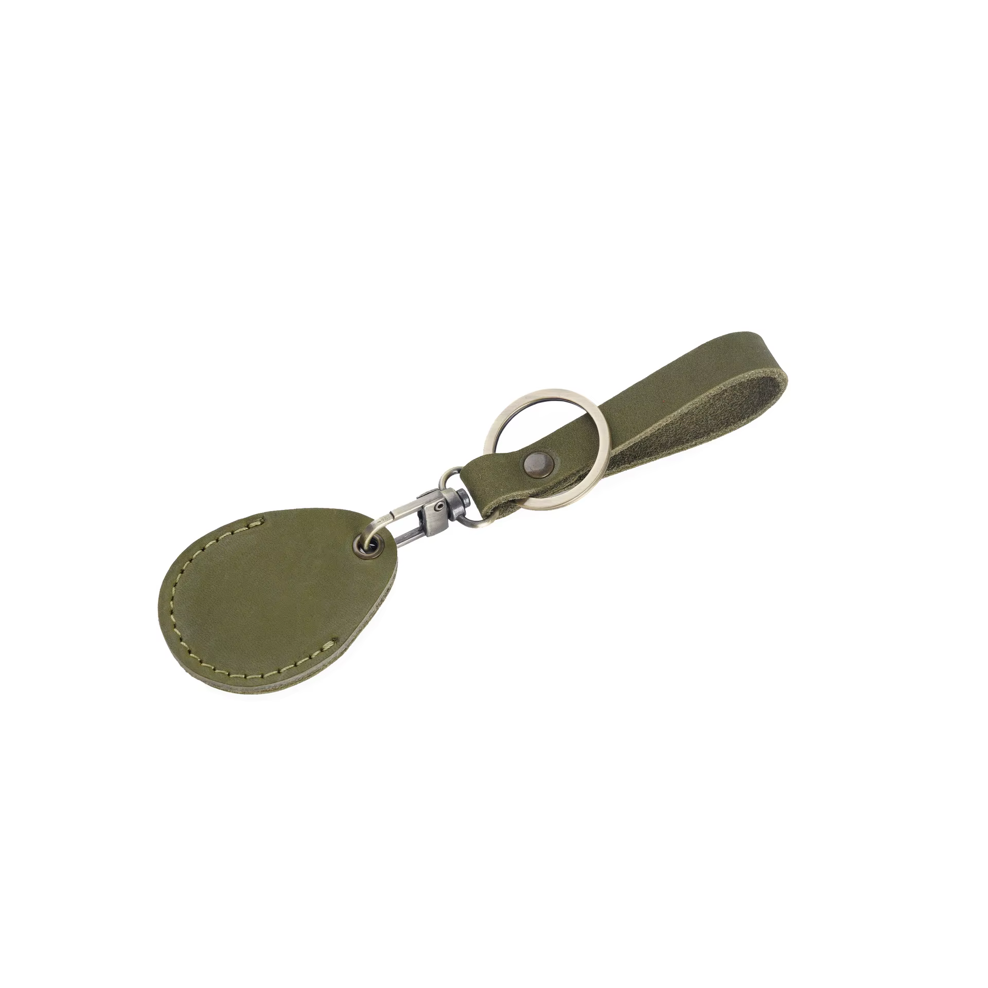 Étui pour carte d'accès en cuir, accessoires de porte-clés Anti-perte et Anti-chute, porte-clés en c