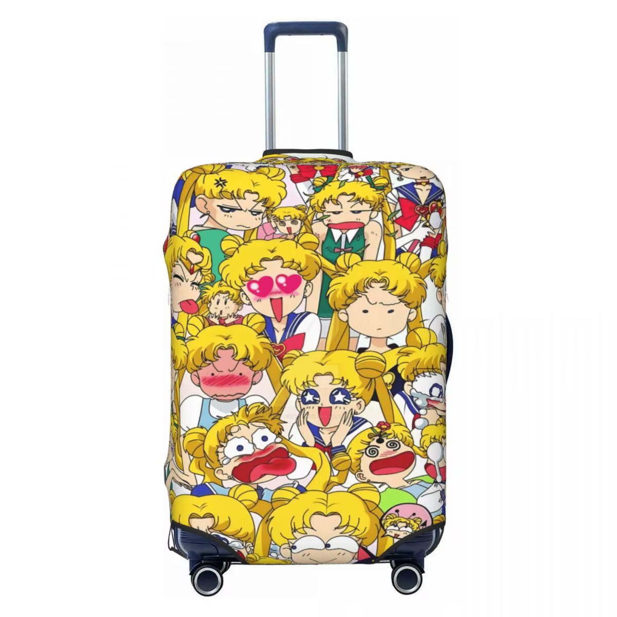 Housse de protection personnalisée pour bagages Sailors Moon Usagi Tsukino, housses de valise de voy