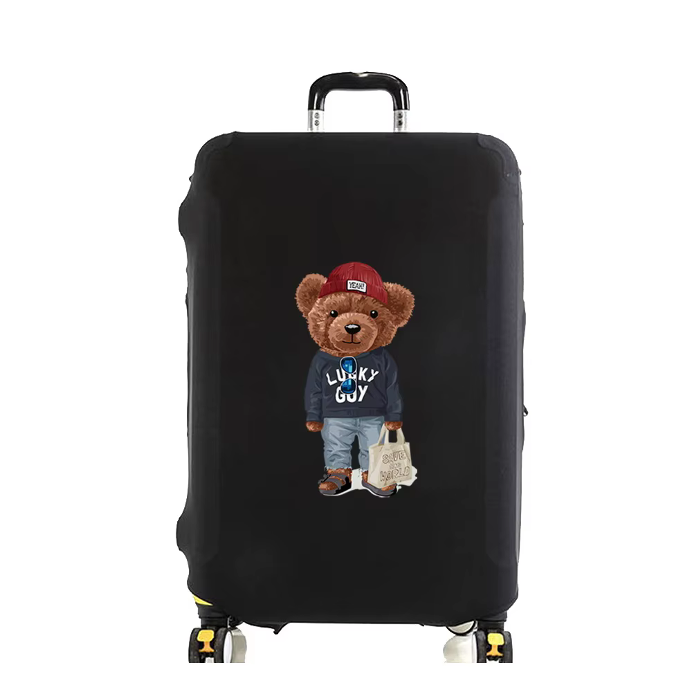 Housse de protection pour valise de voyage, housse de protection élastique contre la poussière, adap