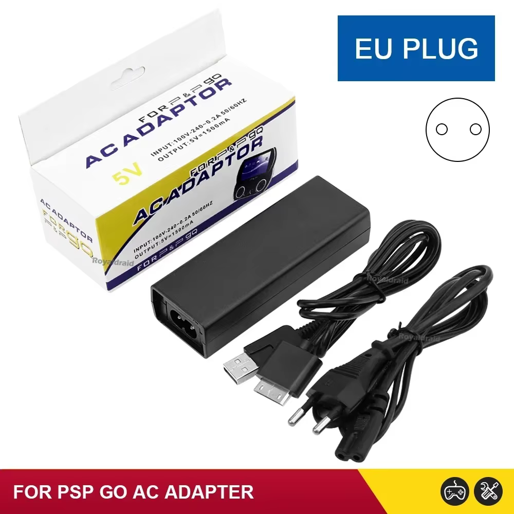 NOUVEAU Adaptateur secteur pour PSP GO, accessoires, chargeur mural USB 5V, alimentation secteur ave