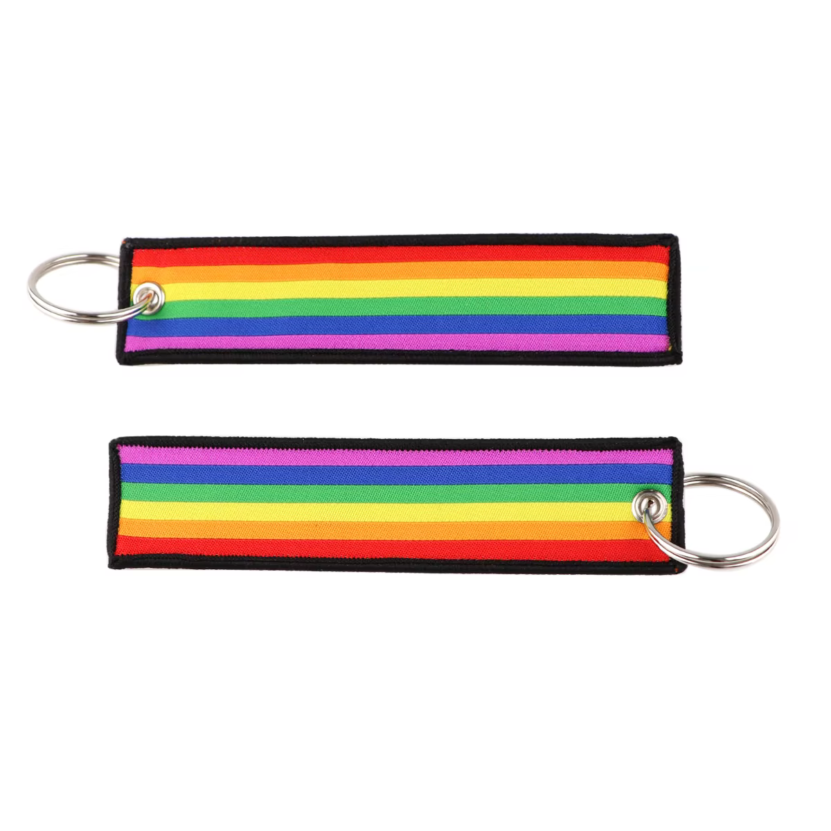 LGBT Pride arc-en-ciel porte-clés porte-clés pour voiture motos clés porte-clés bijoux de mode acces
