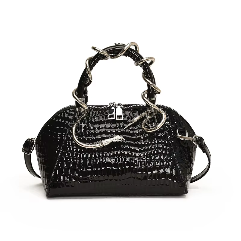 sac de luxe femme sacs à poignée supérieure 2024 MOODS-Sac à bandoulière motif crocodile pour femme,