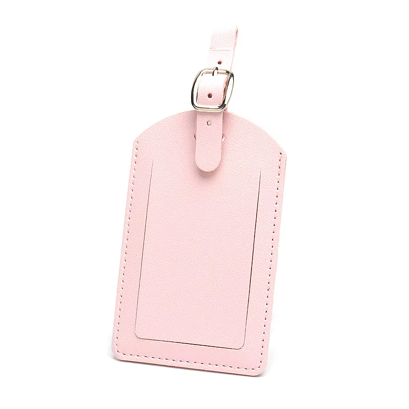 Étiquettes de bagage multicolores en cuir, étiquette de bagage mignonne, étiquette de valise, étique