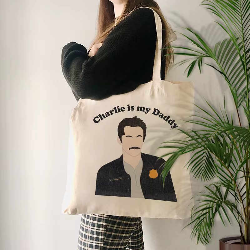 Sac fourre-tout inspiré de la série télévisée Twilight pour femme, sac à provisions, cadeau du film 