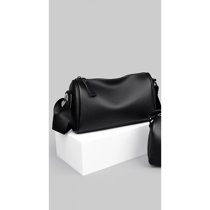 100% en cuir véritable décontracté hommes sacs de messager en cuir véritable sacs à bandoulière pour