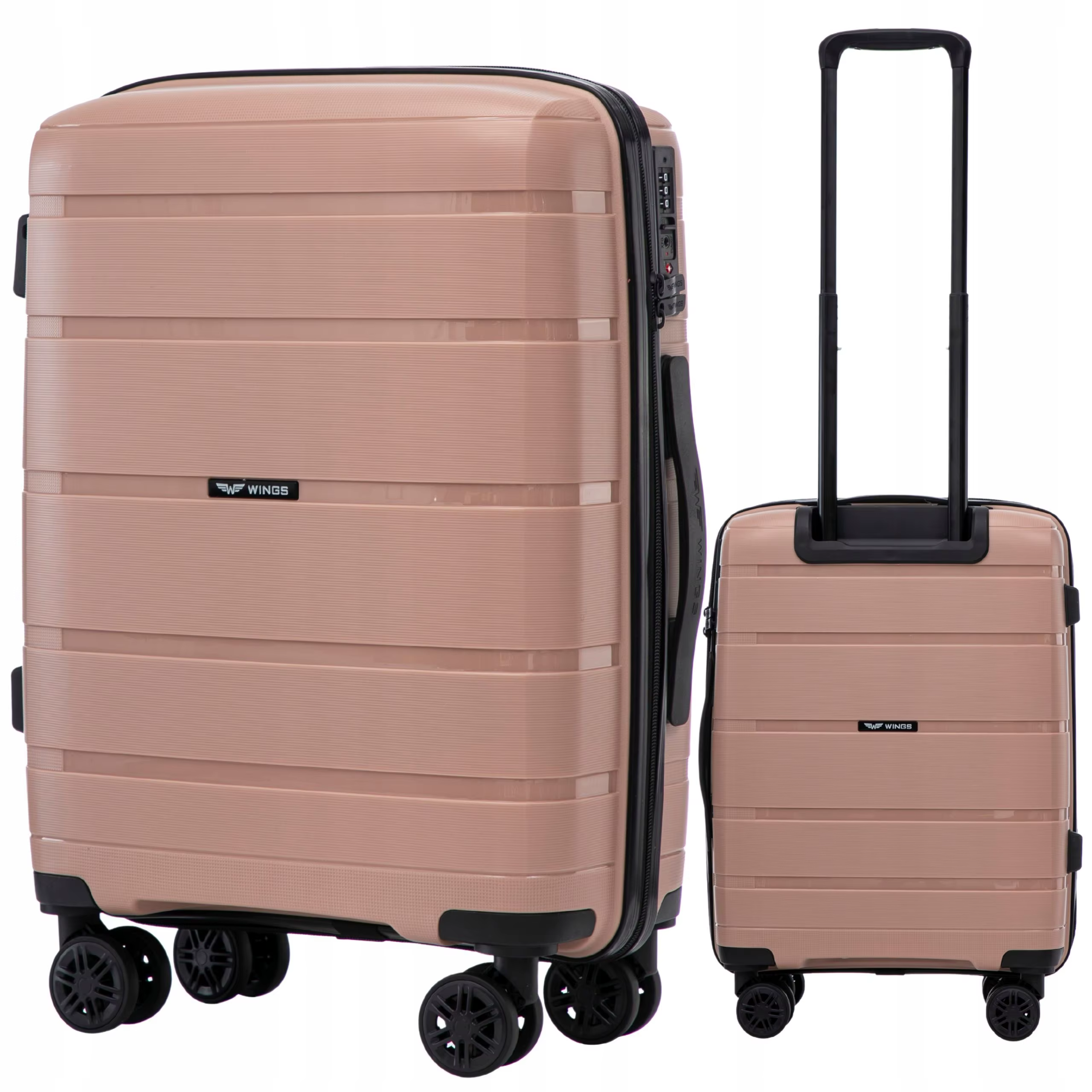 Valise cabine WINGS pour avion avec serrure TSA, taille S 20 "