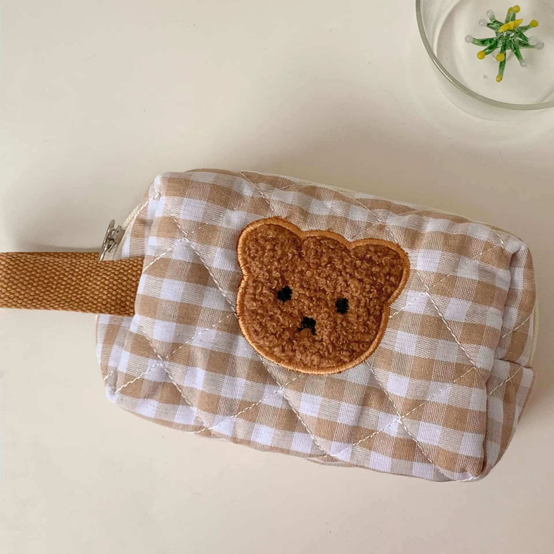 Sac à cosmétiques pour femmes, trousse De Maquillage ours, sac De rangement mignon, fourre-tout De S