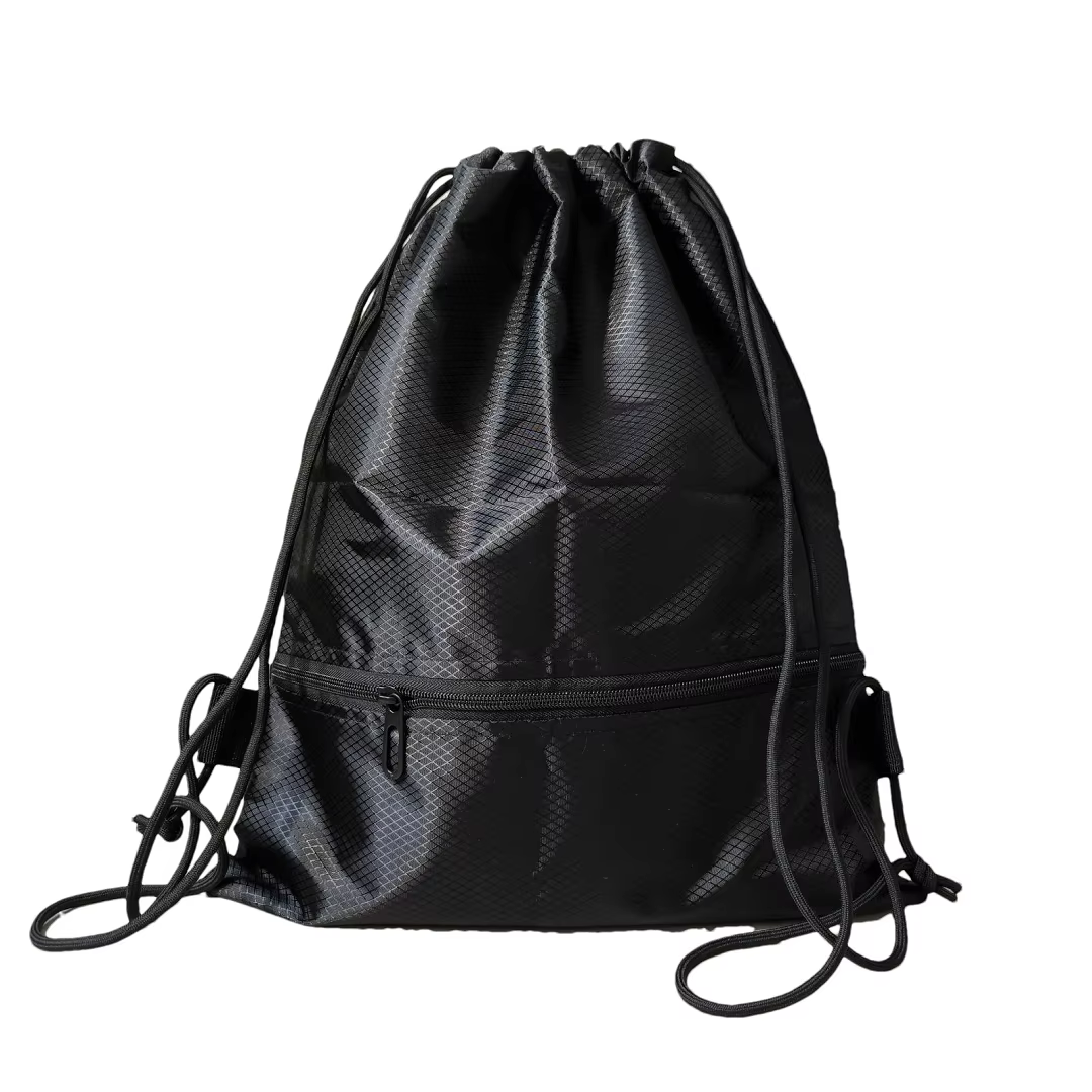 Sac à dos à cordon de serrage tendance, sac à dos de voyage portable, sac à dos de sport léger et si