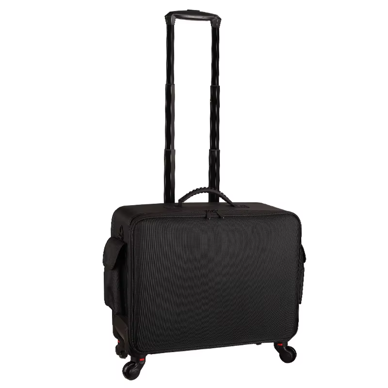 Grande valise à roulettes pour maquillage, bagage professionnel pour maquilleurs, étui dédié aux fem