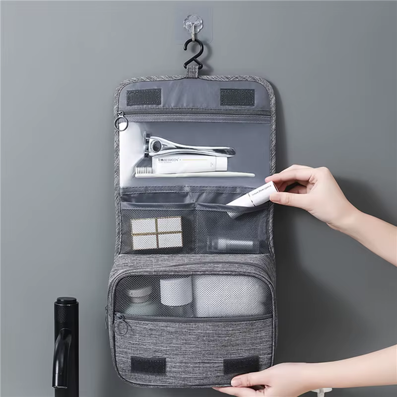 Grande Trousse de Toilette Cosmétique pour Homme et Femme, Accessoire de miles, Maquillage, Étuis de