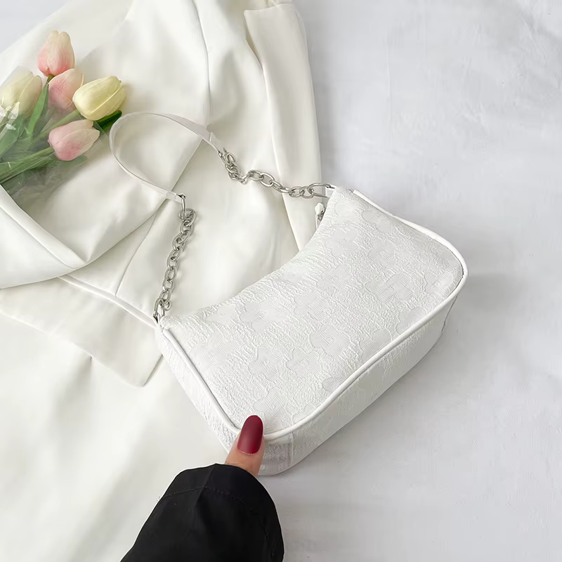 Sacs initiés en feutre pour femmes, petits sacs sous les bras décontractés, sacs à bandoulière à mai