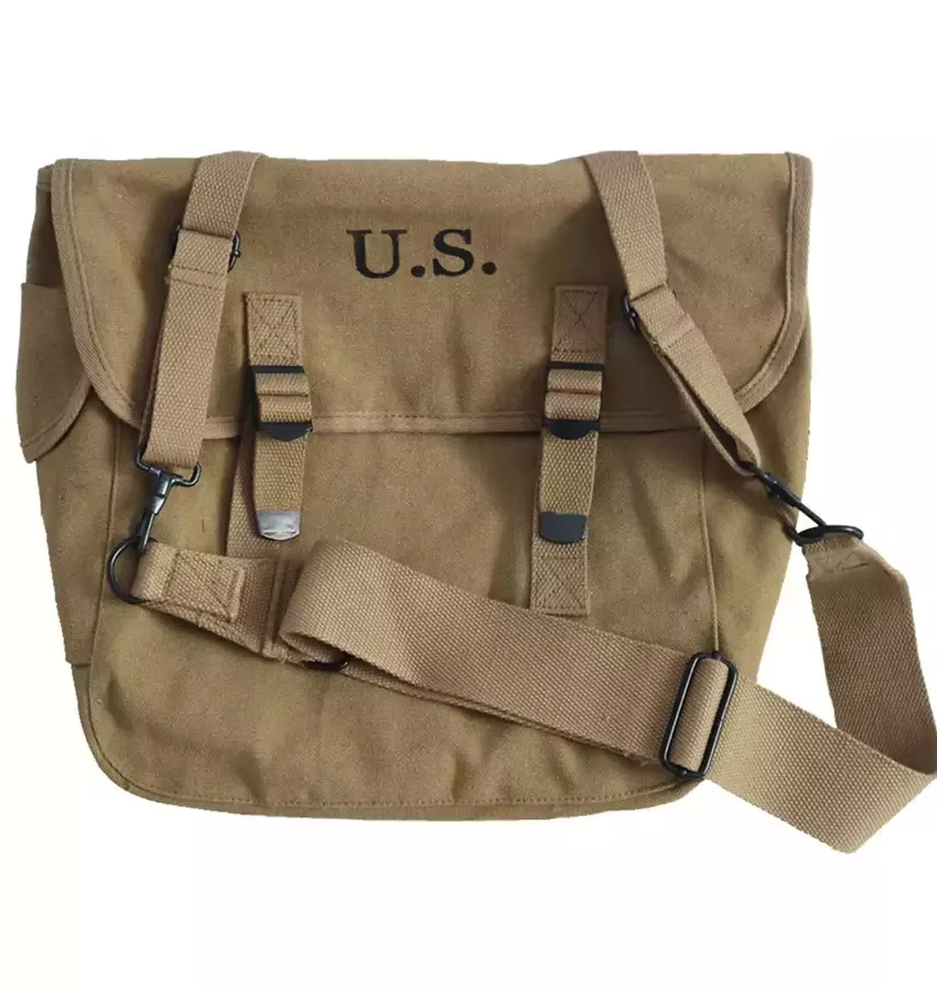 Sac à dos Musette Field M36 de l'armée américaine, équipement d'équipement de transport, WW2