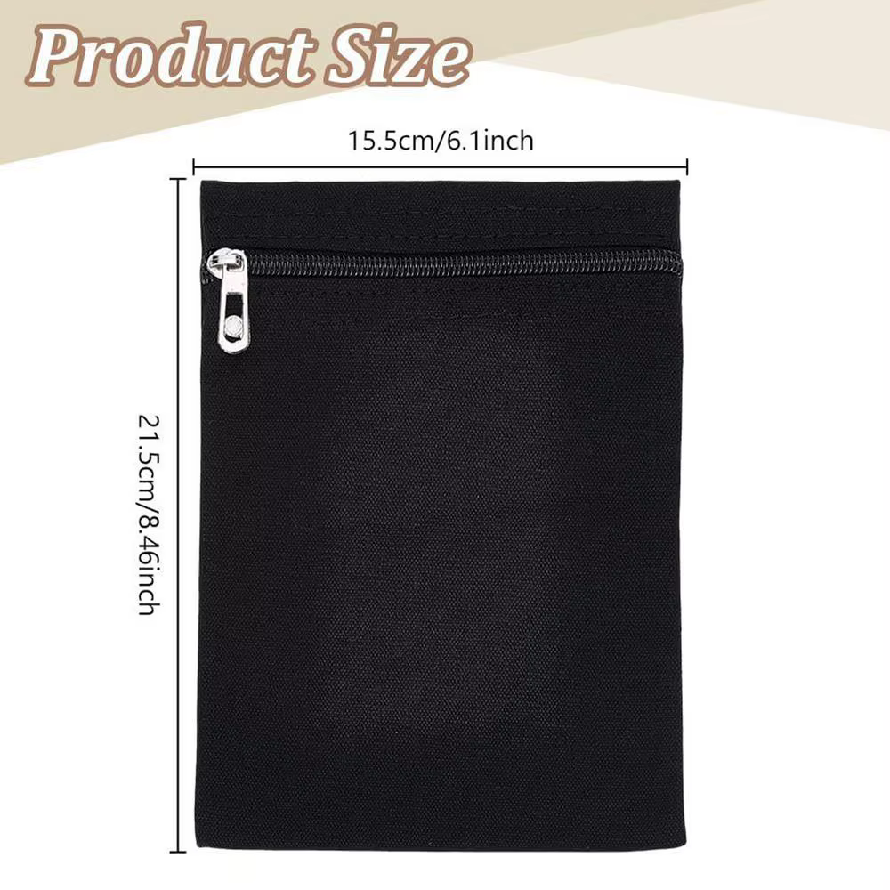 Poches de sécurité pour vêtements, poche zippée à coudre, poche antivol cachée pour veste, pantalon,
