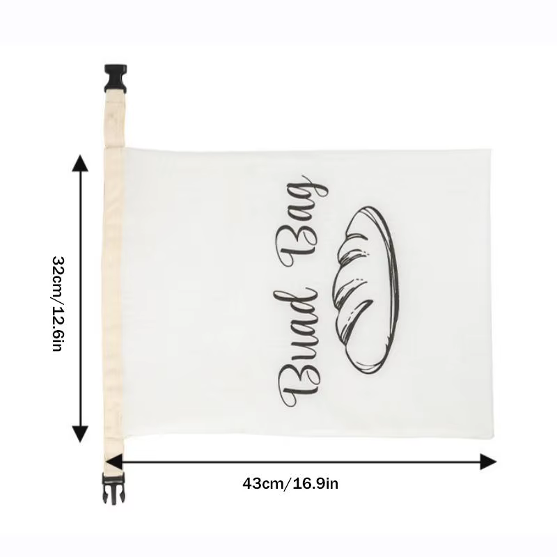Sac à pain en cire d'abeille avec boucle à pression, pochette de conservation de la pâte, sacs de ra