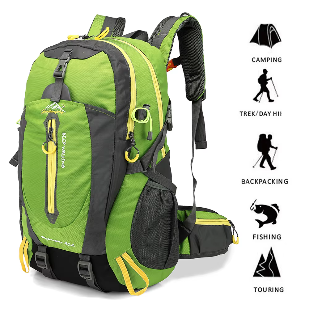 40L résistant à l'eau voyage sac à dos Camping randonnée ordinateur portable sac à dos Trekking esca
