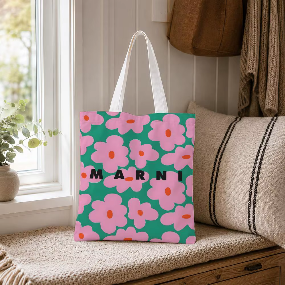 Sacs de rangement de marque M-MARNI, sac fourre-tout en toile durable, sac à bandoulière pour femme,