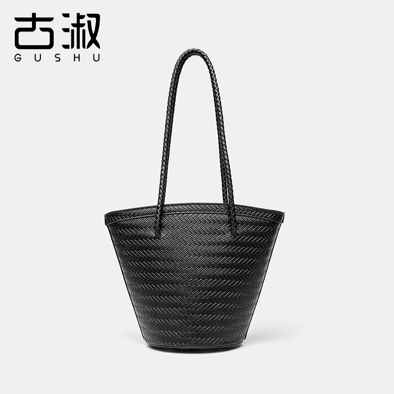 Nouveau Sac Seau Femme 2025 – Sac à Bandoulière de Plage, Design Panier, Petit Format, Style Urbain,