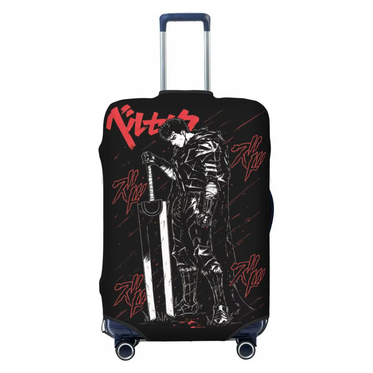 Housse de protection personnalisée pour bagages B-Berserks, housse de valise de voyage amusante, sty