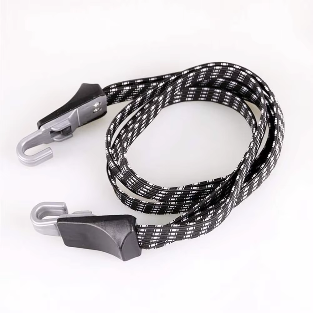Corde de bagage pour moto et vélo, sangles élastiques fixes, crochets de cordon à forte élasticité, 